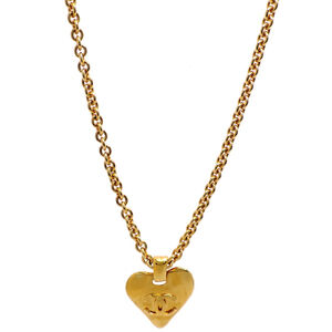 Chanel Coco Mark Heart Women's and Men's Necklace GP